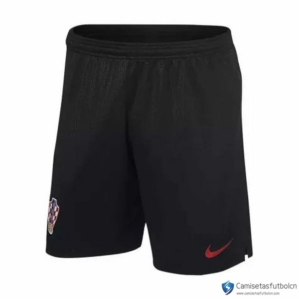 Pantalones Croatia Segunda equipo 2018 Negro